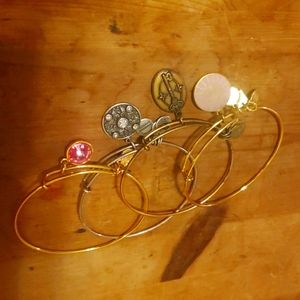 Set of alex and ani bangles